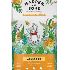 HARPER AND BONE FLAVOURS OF THE FARM ADULT DOG PATO, POLLO Y PAVO 2 Kg PIENSO PARA PERROS