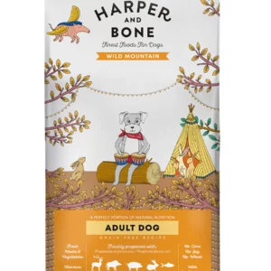 HARPER AND BONE WILD MOUNTAIN ADULT DOG VENADO, JABALÍ, CERDO, CORDERO Y SALMÓN 2 Kg PIENSO PARA PERROS