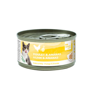 BUBIMEX BUBI NATURE POLLO Y PIÑA 70gr LATA PARA GATOS