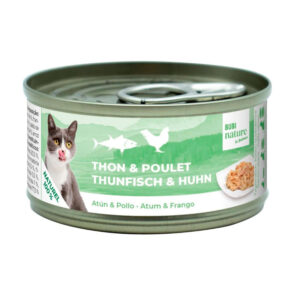 BUBIMEX BUBI NATURE ATÚN Y POLLO 70gr LATA PARA GATOS