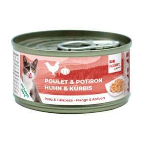 BUBIMEX BUBI NATURE POLLO Y CALABAZA 70gr LATA PARA GATOS