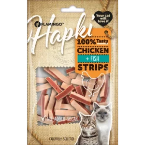 FLAMINGO TIRAS DE POLLO Y PESCADO 85gr