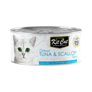 KIT CAT ATÚN Y VIEIRAS 80gr LATA PARA GATOS