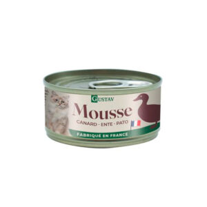 GUSTAV MOUSSE PATO 85gr LATA PARA GATOS
