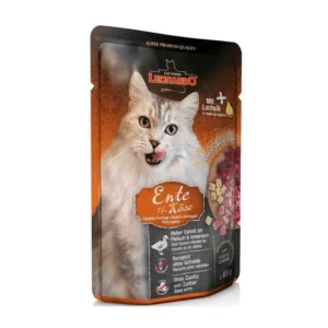 LEONARDO PATO CON QUESO 85gr SOBRE PARA GATOS