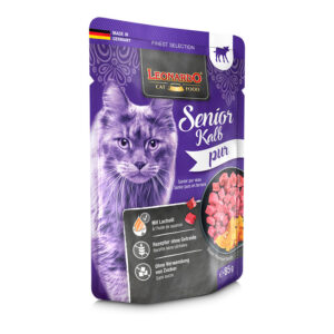 LEONARDO SENIOR TERNERA 85gr SOBRE PARA GATOS