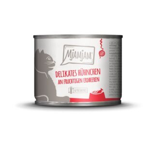 MJAMJAM POLLO CON FRESAS 200gr LATA PARA GATOS