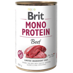 BRIT MONO PROTEIN TERNERA 400gr LATA PARA PERROS
