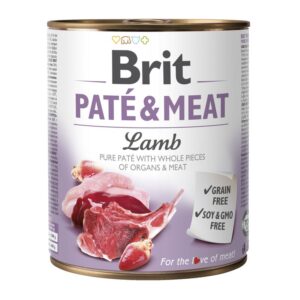 BRIT PATÉ&MEAT CORDERO LATA PARA PERROS