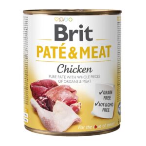 BRIT PATÉ&MEAT POLLO LATA PARA PERROS