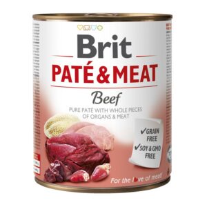 BRIT PATÉ&MEAT TERNERA LATA PARA PERROS