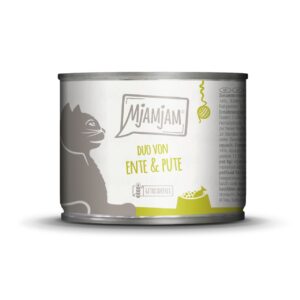 MJAMJAM PATO Y PAVO 200gr LATA PARA GATOS