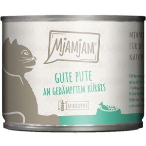 MJAMJAM PAVO CON CALABAZA AL VAPOR 200gr LATA PARA GATOS