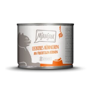 MJAMJAM POLLO CON PERAS 200gr LATA PARA GATOS