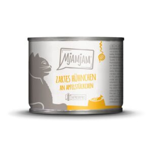 MJAMJAM POLLO CON MANZANA 200gr LATA PARA GATOS