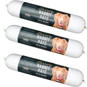 PADDOCK FARM LUXURY PATÉ DE CONEJO 400gr SALCHICHA PARA PERROS