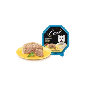 CESAR SENIOR 10+ CON POLLO TIERNO Y ARROZ 150gr LATA PARA PERROS