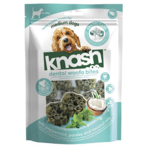 KNASH SNACK DENTAL MENTA, PEREJIL Y ACEITE DE COCO 100gr