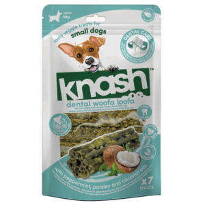 KNASH PALITOS DENTAL MENTA, PEREJIL Y ACEITE DE COCO x7 <10Kg
