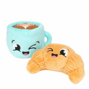 FUZZYARD CROISSANT & CAPUCCINNO PELUCHE PARA PERROS
