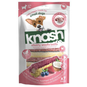 KNASH PALITOS VITALITY & DENTAL ARÁNDANOS, REMOLACHA, ACEITE DE COCO x7 <10Kg