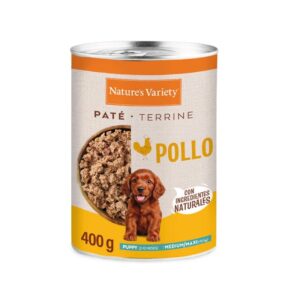 NATURE’S VARIETY PATÉ PUPPY POLLO 400gr LATA PARA PERROS
