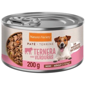 NATURE’S VARIETY PATÉ MINI ADULT 1-10Kg TERNERA CON VERDURAS 200gr LATA PARA PERROS