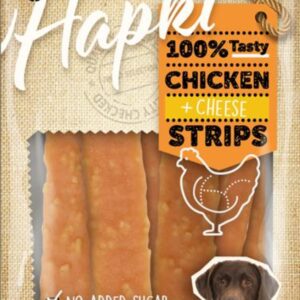 FLAMINGO STRIPS CHICKEN + CHEESE 85gr SNACKS PARA PERROS