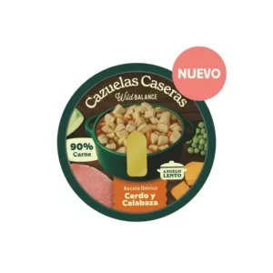 WILD BALANCE CAZUELAS CASERAS RECETA IBÉRICA CERDO Y CALABAZA 280gr PARA PERROS