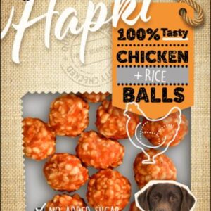 FLAMINGO BALLS CHICKEN + RICE 85gr SNACKS PARA PERROS