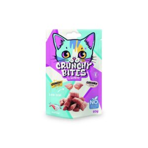 M-PETS CRUNCHY BITES SEAFOOD 60gr SNACKS PARA GATOS