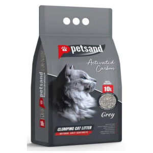 PETSAND ARENA AGLOMERANTE CARBÓN ACTIVO 10L